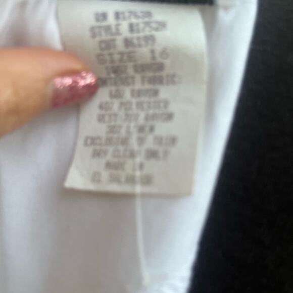 Vtg 90s Cottagecore Embroidered Vest Crinkled Skirt Maxi Dress 16 Artsy Boho - Picture 8 of 8